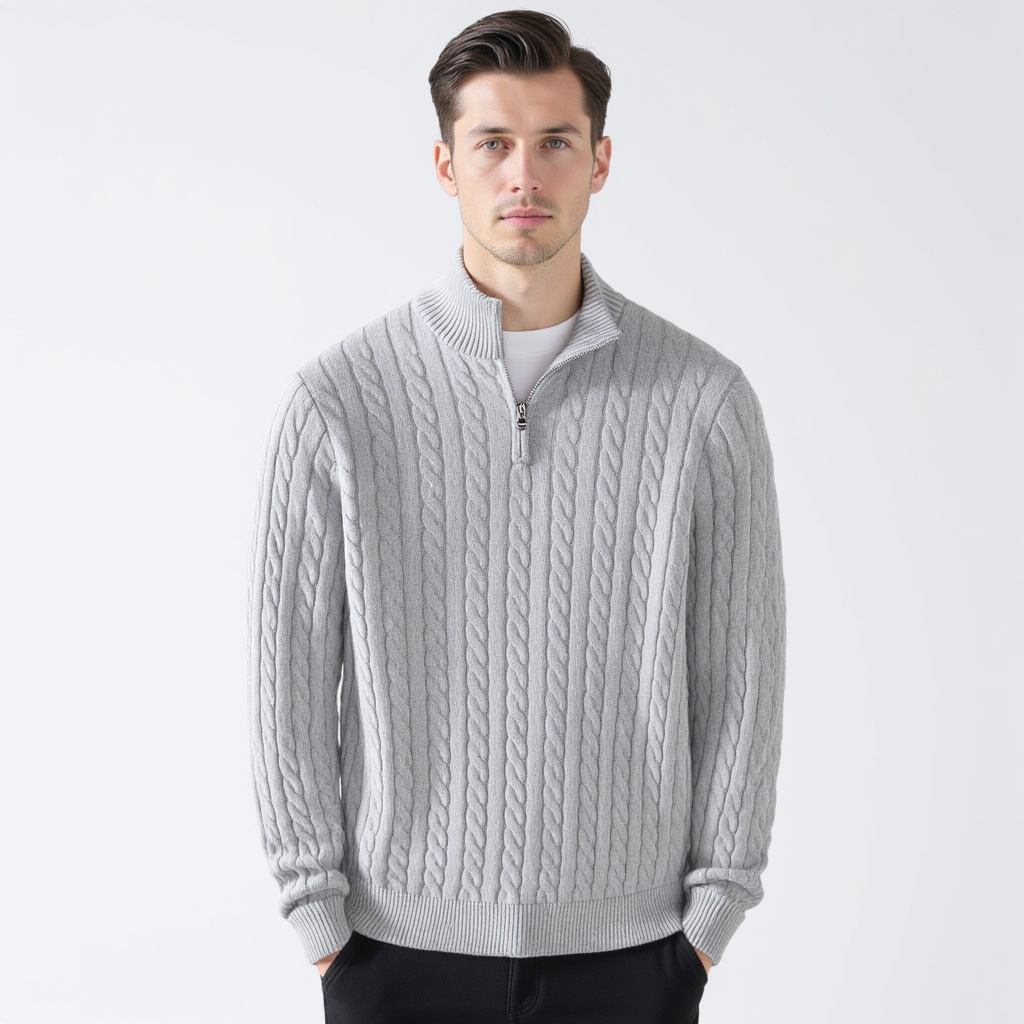 Giuseppe™ | Luxury Knit Pullover with Zipper – Feel the Luxury in Every Detail!